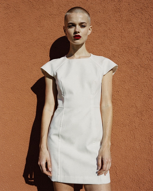 White cotton against terracotta at noon., made with Flux 2 Max